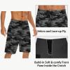 image22quot Mens Board Shorts Swimwear No Mesh Lining  Long Swim Trunks Surf Shorts Bathing Suit with Zipper Pocket UPF5008camo