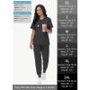imageHigh Waisted Jogger Style Scrub Pants for Women  8 Pockets Medical Bottoms Tapered Yoga Waistband Ribbed Ankle CuffsPewter