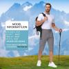 imageMens 15quot Long Shorts Below Knee Capri Hiking Casual Cargo Short Zippers Pockets Quick Dry Lightweight Water ResistantDark Gray
