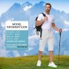 imageMens 15quot Long Shorts Below Knee Capri Hiking Casual Cargo Short Zippers Pockets Quick Dry Lightweight Water ResistantWhite