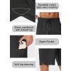 imageMens 9quot Swim Trunks No Liner  Quick Dry Long Board Shorts Bathing Suit Surf Beach Shorts with Zipper Pockets UPF50Black
