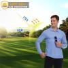 imageMens Long Sleeve Golf Polo Shirts Casual Athletic Performance Dress Work Collar Shirts Lightweight Quick Dry UPF50Blue