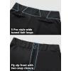 imageMens Utility Baseball Pants  Tapered Jogger Fit Adult Training Tweeners Pants DualLayer KneesBblack