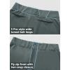 imageMens Utility Baseball Pants  Tapered Jogger Fit Adult Training Tweeners Pants DualLayer KneesDark Grey