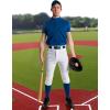 imageMens Utility Baseball Pants  Tapered Jogger Fit Adult Training Tweeners Pants DualLayer KneesDark Grey