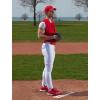 imageMens Utility Baseball Pants  Tapered Jogger Fit Adult Training Tweeners Pants DualLayer KneesDark Grey