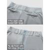 imageMens Utility Baseball Pants  Tapered Jogger Fit Adult Training Tweeners Pants DualLayer KneesLight Grey