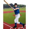 imageMens Utility Baseball Pants  Tapered Jogger Fit Adult Training Tweeners Pants DualLayer KneesLight Grey