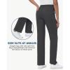imageStraight Leg Scrub Pants for Women with 8 Pockets High Rise Modern Classic Fit Cargo Scrub Bottom Elastic Waist MedicalPewter