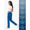 imageStraight Leg Scrub Pants for Women with 8 Pockets High Rise Modern Classic Fit Cargo Scrub Bottom Elastic Waist MedicalRoyal Blue