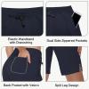 imageWomens 10quot Cotton Bermuda Shorts  Jersey Long Sweat Knee Length Athletic Lounge Walking Summer Shorts with Zip PocketNavy