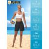 imageWomens 5quot Swim Shorts  Tummy Control High Waisted Loose Fitting with Zipper Pocket Liner Quick Dry Bottom UPF50Black