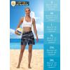 imageWomens 5quot Swim Shorts  Tummy Control High Waisted Loose Fitting with Zipper Pocket Liner Quick Dry Bottom UPF50Camo Grey