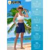 imageWomens 5quot Swim Shorts  Tummy Control High Waisted Loose Fitting with Zipper Pocket Liner Quick Dry Bottom UPF50Navy