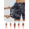 imageWomens 5quot Swim Shorts Tummy Control Quick Dry Swimsuit Bottom High Waist Loose Fitting with Zipper Pocket Liner UPF50Camo