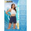 imageWomens 5quot Swim Shorts Tummy Control Quick Dry Swimsuit Bottom High Waist Loose Fitting with Zipper Pocket Liner UPF50Navy