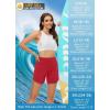 imageWomens 5quot Swim Shorts Tummy Control Quick Dry Swimsuit Bottom High Waist Loose Fitting with Zipper Pocket Liner UPF50Red