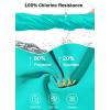 imageWomens 7quot Long Swim Board Shorts  High Waisted Quick Dry Beach Swimming Swimsuit Bottom with Liner Zip Pockets UPF5004lake Grenn