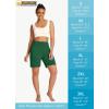 imageWomens 7quot Long Swim Board Shorts  High Waisted Quick Dry Beach Swimming Swimsuit Bottom with Liner Zip Pockets UPF5010green