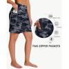 imageWomens 7quot Long Swim Board Shorts  High Waisted Quick Dry Beach Swimming Swimsuit Bottom with Liner Zip Pockets UPF5016grey