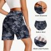 imageWomens 7quot Long Swim Board Shorts  High Waisted Quick Dry Beach Swimming Swimsuit Bottom with Liner Zip Pockets UPF5016grey