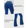imageWomens Fleece Lined Pants Winter Warm Leggings Water Resistant Flare Bootcut Hiking Thermal Outdoor Cargo PocketsRoyal Blue