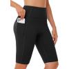 imageWomens High Waisted Long Swim Shorts  57912quot Tummy Control Swim Board Capris Bottoms Swimwear with Liner01black