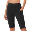 imageWomens High Waisted Long Swim Shorts  57912quot Tummy Control Swim Board Capris Bottoms Swimwear with Liner01black
