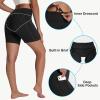 imageWomens High Waisted Long Swim Shorts  57912quot Tummy Control Swim Board Capris Bottoms Swimwear with Liner01black