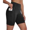 imageWomens High Waisted Long Swim Shorts  57912quot Tummy Control Swim Board Capris Bottoms Swimwear with Liner01black