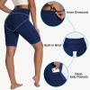 imageWomens High Waisted Long Swim Shorts  57912quot Tummy Control Swim Board Capris Bottoms Swimwear with Liner02navy