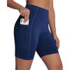 imageWomens High Waisted Long Swim Shorts  57912quot Tummy Control Swim Board Capris Bottoms Swimwear with Liner02navy