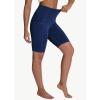 imageWomens High Waisted Long Swim Shorts  57912quot Tummy Control Swim Board Capris Bottoms Swimwear with Liner02navy