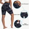 imageWomens High Waisted Long Swim Shorts  57912quot Tummy Control Swim Board Capris Bottoms Swimwear with Liner03camo Grey