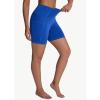 imageWomens High Waisted Long Swim Shorts  57912quot Tummy Control Swim Board Capris Bottoms Swimwear with Liner04royal Blue