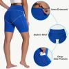 imageWomens High Waisted Long Swim Shorts  57912quot Tummy Control Swim Board Capris Bottoms Swimwear with Liner04royal Blue