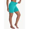 imageWomens High Waisted Long Swim Shorts  57912quot Tummy Control Swim Board Capris Bottoms Swimwear with Liner05lake Green