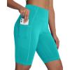 imageWomens High Waisted Long Swim Shorts  57912quot Tummy Control Swim Board Capris Bottoms Swimwear with Liner05lake Green
