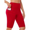 imageWomens High Waisted Long Swim Shorts  57912quot Tummy Control Swim Board Capris Bottoms Swimwear with Liner06red
