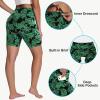 imageWomens High Waisted Long Swim Shorts  57912quot Tummy Control Swim Board Capris Bottoms Swimwear with Liner07leaf