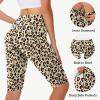 imageWomens High Waisted Long Swim Shorts  57912quot Tummy Control Swim Board Capris Bottoms Swimwear with Liner08leopard