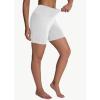 imageWomens High Waisted Long Swim Shorts  57912quot Tummy Control Swim Board Capris Bottoms Swimwear with Liner09white