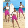imageWomens High Waisted Long Swim Shorts  57912quot Tummy Control Swim Board Capris Bottoms Swimwear with Liner10pink