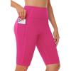 imageWomens High Waisted Long Swim Shorts  57912quot Tummy Control Swim Board Capris Bottoms Swimwear with Liner10pink