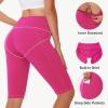 imageWomens High Waisted Long Swim Shorts  57912quot Tummy Control Swim Board Capris Bottoms Swimwear with Liner10pink