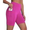 imageWomens High Waisted Long Swim Shorts  57912quot Tummy Control Swim Board Capris Bottoms Swimwear with Liner10pink