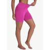 imageWomens High Waisted Long Swim Shorts  57912quot Tummy Control Swim Board Capris Bottoms Swimwear with Liner10pink