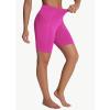 imageWomens High Waisted Long Swim Shorts  57912quot Tummy Control Swim Board Capris Bottoms Swimwear with Liner10pink