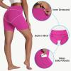 imageWomens High Waisted Long Swim Shorts  57912quot Tummy Control Swim Board Capris Bottoms Swimwear with Liner10pink