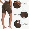 imageWomens High Waisted Long Swim Shorts  57912quot Tummy Control Swim Board Capris Bottoms Swimwear with Liner12brown